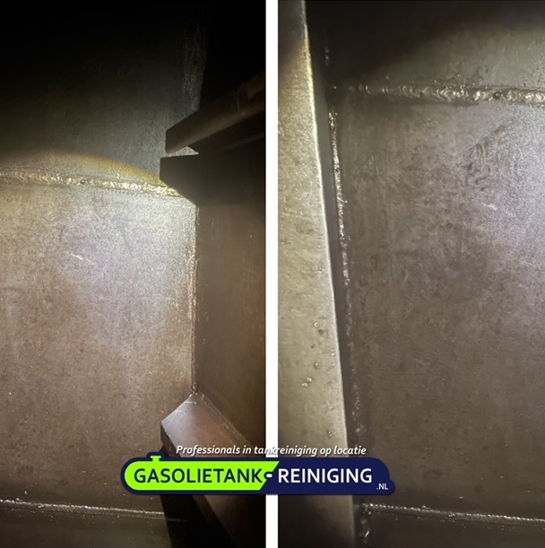 Professionele gasolie tank reiniging