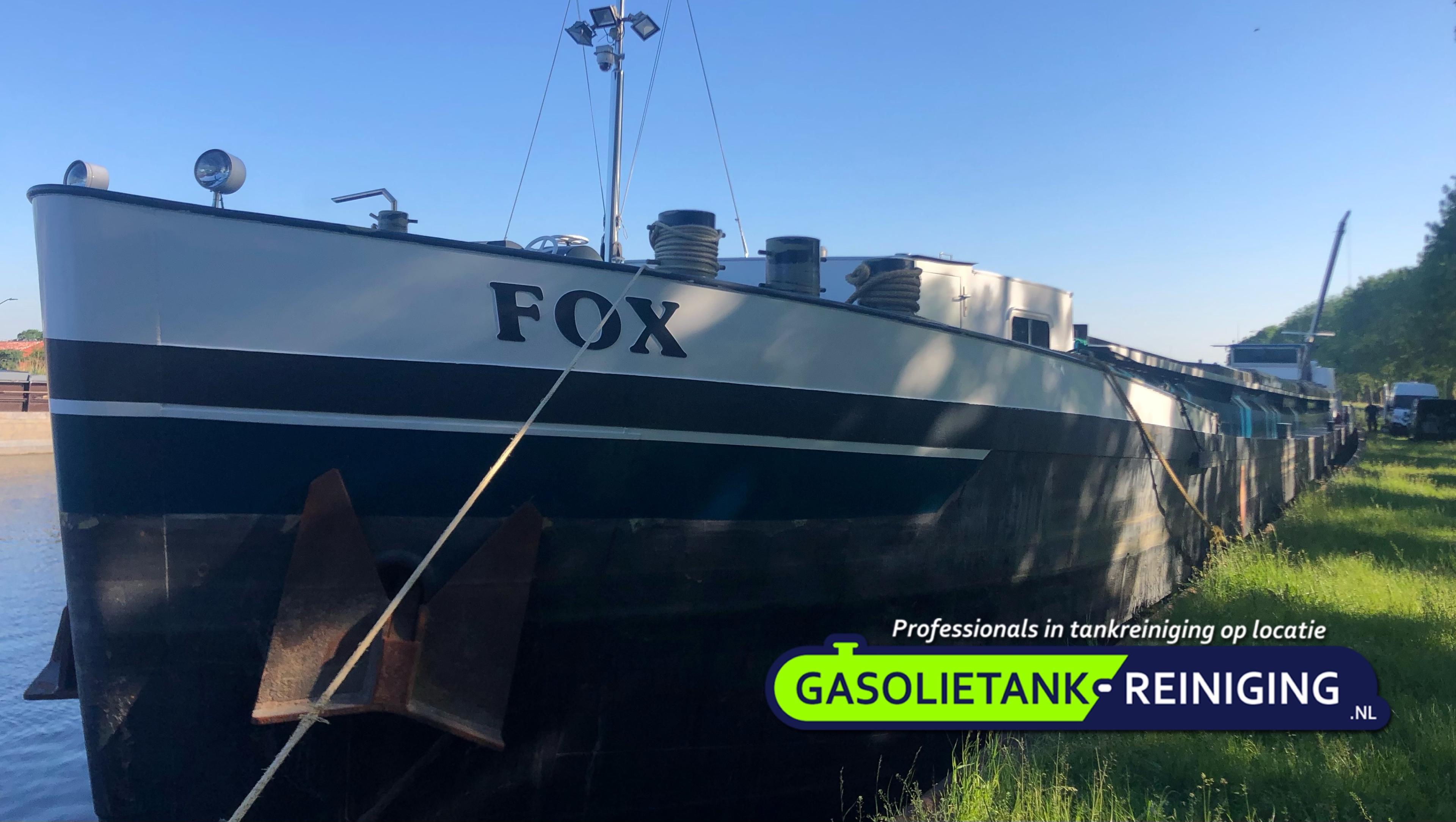 Gasolietank reiniging voor de binnenvaart