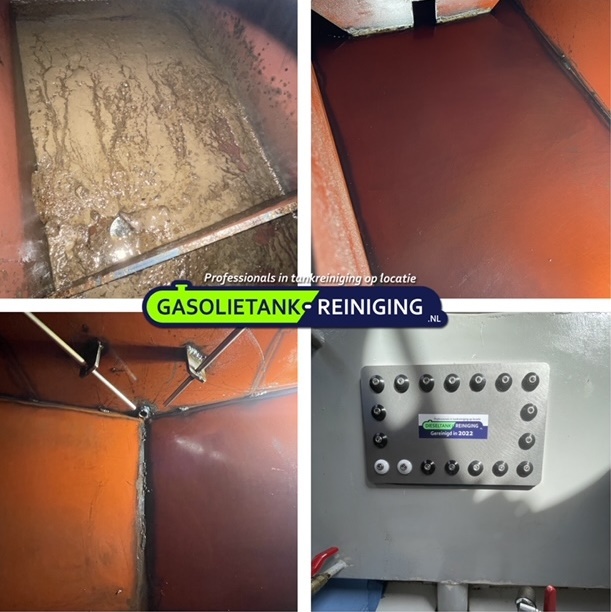 Gasolietank reiniging voor de beroepsvaart