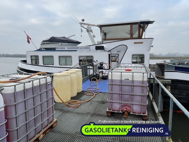 Gasolietank reiniging en gasolie filtratie